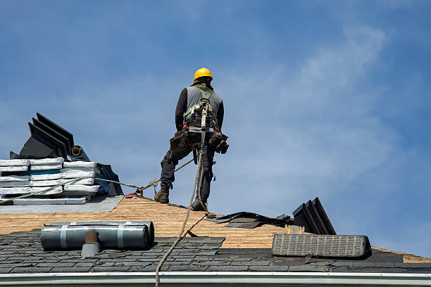 Professional Metal Roofing technician working in Manly, IA